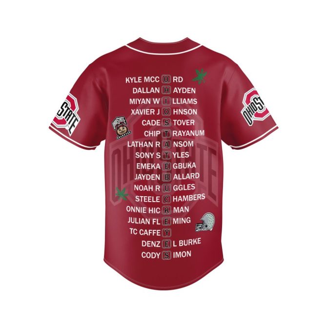 Ohio State Buckeyes Jersey – Custom Fan Apparel With Player Names & Logo Design - Image 9