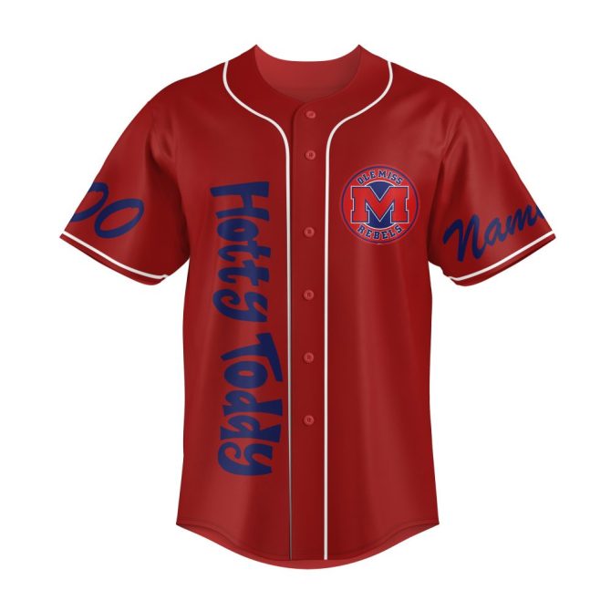 Custom Ole Miss Rebels Jersey - Personalize Name & Number - Bold Red Fan Gear - Image 3