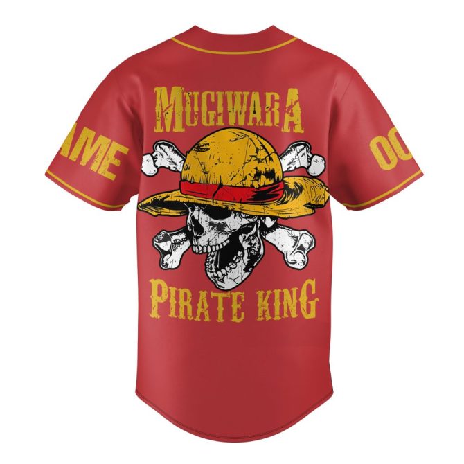 Custom Name & Number Pirate Anime Baseball Jersey – Unique Gift For Fans - Image 6