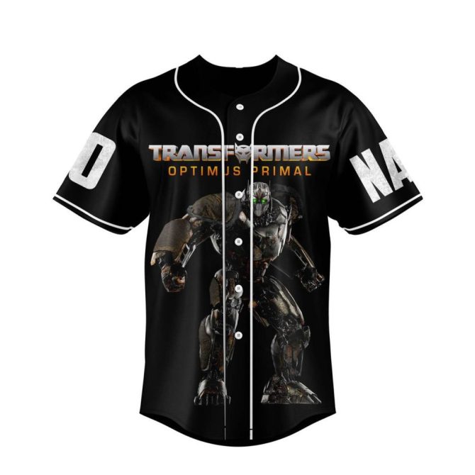 Custom Transformers Optimus Primal Jersey - Personalized Name & Number - Rise Of The Beasts Design - Image 3