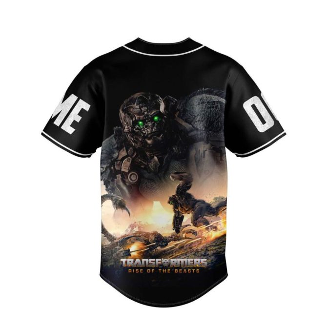 Custom Transformers Optimus Primal Jersey - Personalized Name & Number - Rise Of The Beasts Design - Image 4