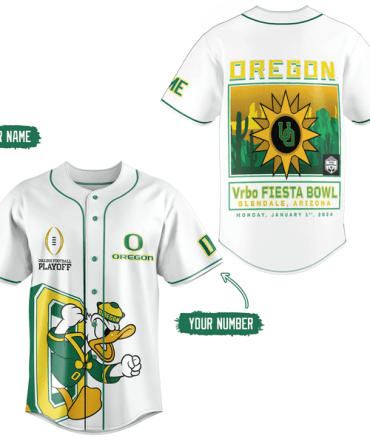 Customize Your Oregon Fiesta Bowl Jersey - Personalize Name & Number Now!