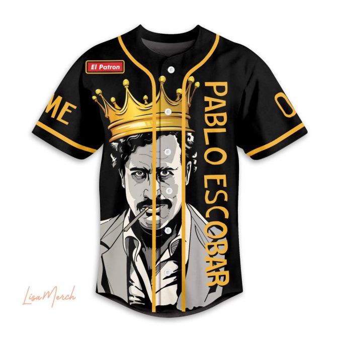 Pablo Escobar Baseball Jersey - Image 2