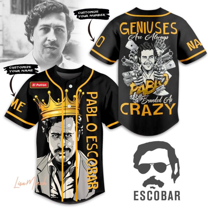 Pablo Escobar Baseball Jersey