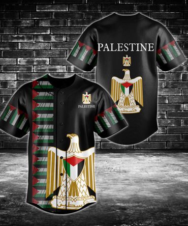 Stylish Palestine Flag Baseball Jersey - Bold Design, Unisex, Limited Edition