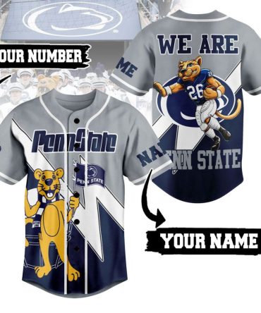 Custom Penn State Jersey – Personalized Name & Number – Perfect For Fans!
