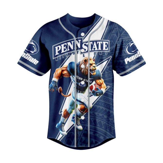 Custom Penn State Nittany Lions Jersey - Personalized Name & Number Sportswear Gift - Image 2
