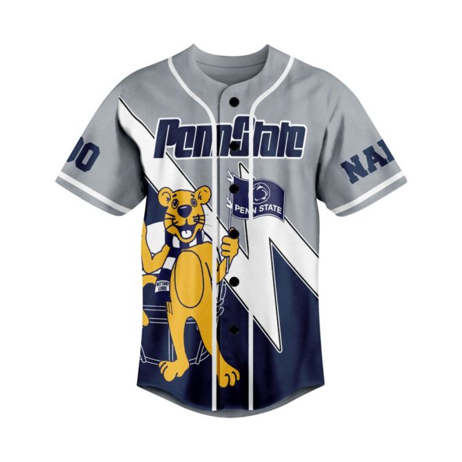 Custom Penn State Jersey – Personalized Name & Number – Perfect For Fans! - Image 2