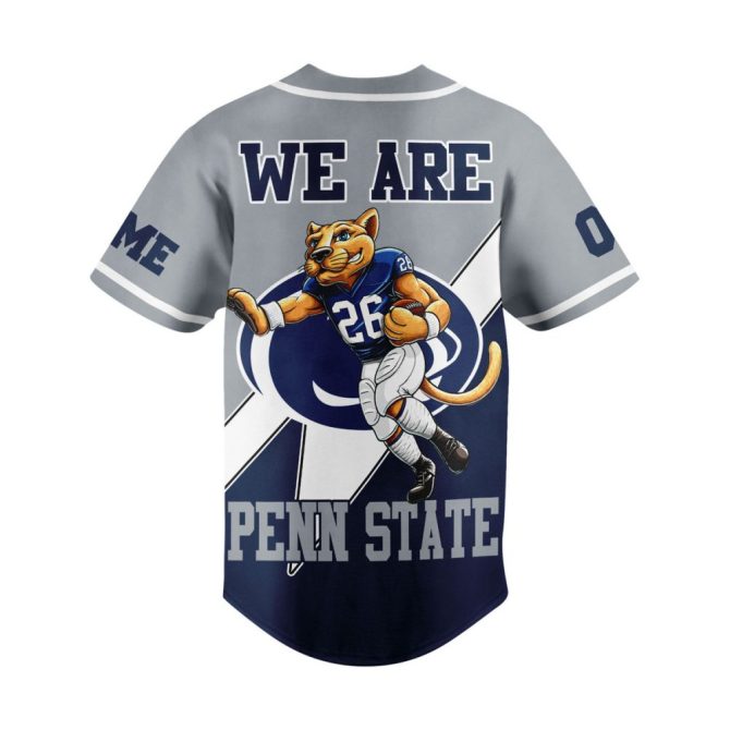 Custom Penn State Jersey – Personalized Name & Number – Perfect For Fans! - Image 3