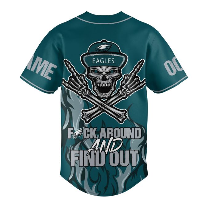 Custom Eagles Football Jersey - Personalized Name & Number, Bold Statement Design - Image 3