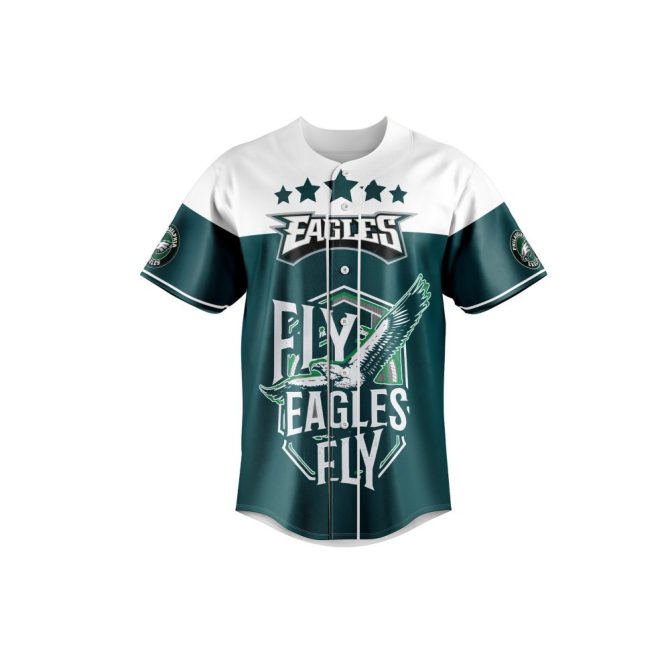 Eagles Fan Jersey - Fly Eagles Fly Custom Sports Shirt For Game Day - Image 2