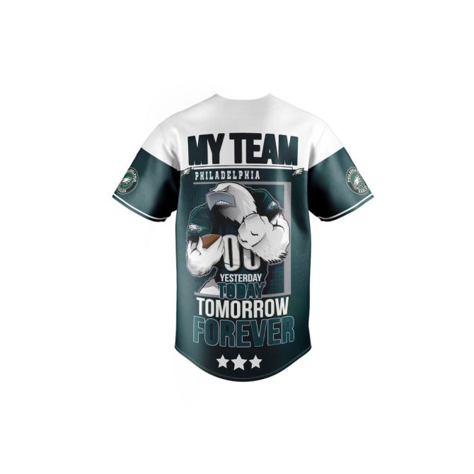 Eagles Fan Jersey - Fly Eagles Fly Custom Sports Shirt For Game Day - Image 3