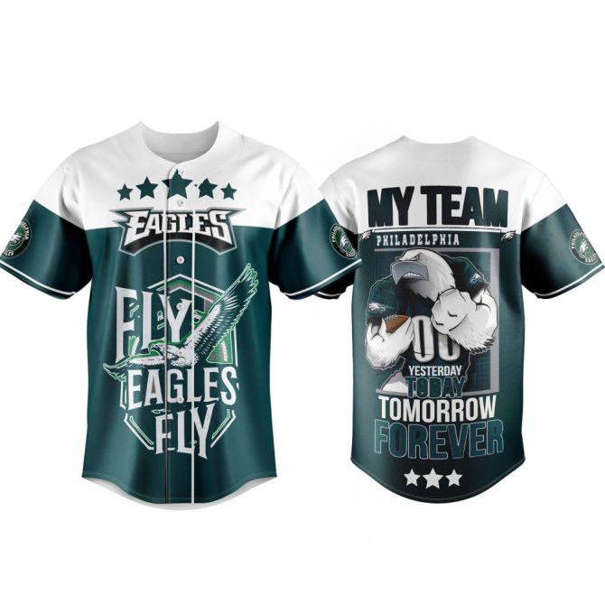 Eagles Fan Jersey - Fly Eagles Fly Custom Sports Shirt For Game Day