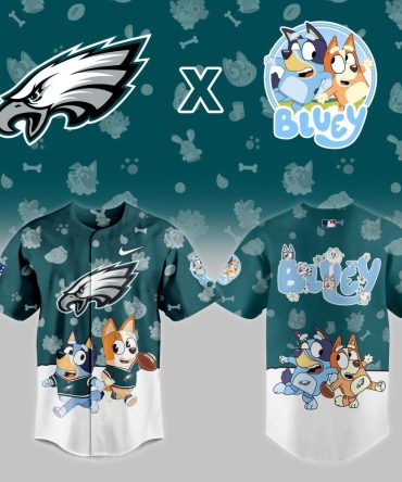 Eagles X Bluey Kids' Limited Edition Sports Jersey – Fun & Playful Design