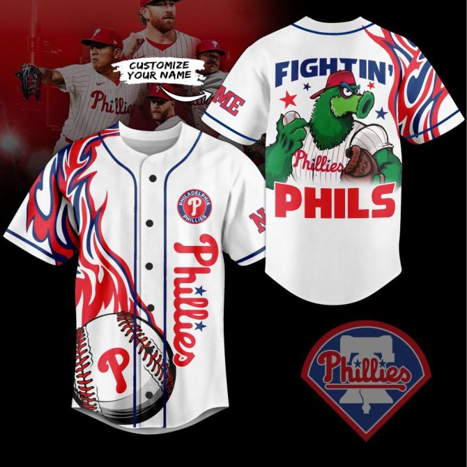 Customize Your Phillies Jersey – Unique Design, Perfect For Fans!