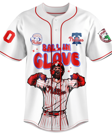 Limited Edition Phillies Baseball Jersey - Bold Graphic Design, Perfect Gift For Fans!