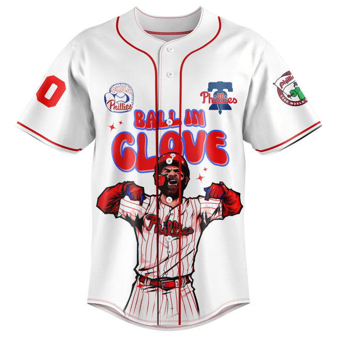 Limited Edition Phillies Baseball Jersey - Bold Graphic Design, Perfect Gift For Fans!