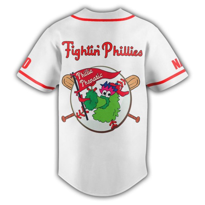 Custom Phillies Jersey - Personalize Name & Number - Celebrate With Phanatic Design - Image 3