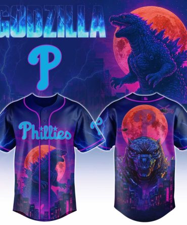 Epic Godzilla Phillies Jersey - Limited Edition Monster Design For Fans