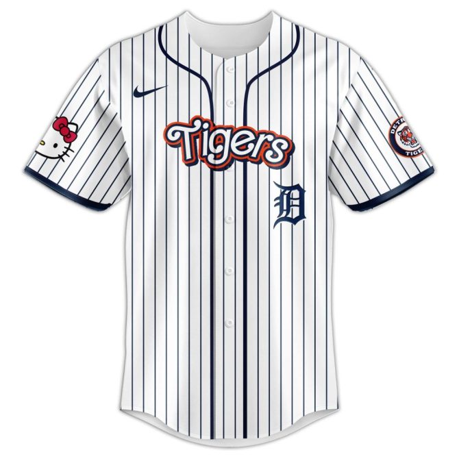 Hello Kitty X Tigers Baseball Jersey & Cap Set – Limited Edition Fan Gear - Image 3