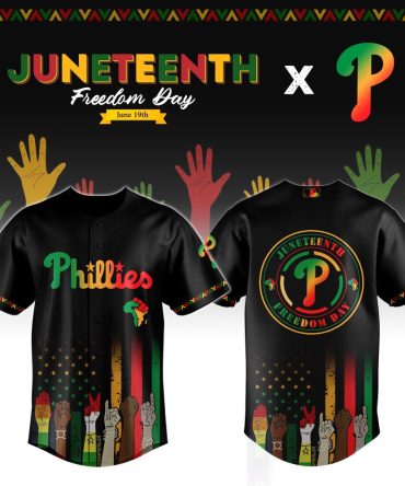 Celebrate Juneteenth In Style: Phillies Limited Edition Freedom Day Jersey – Get Yours Now!