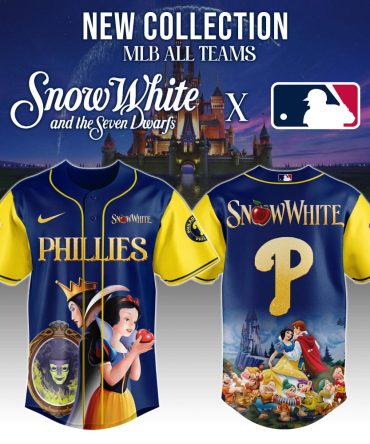 Exclusive Snow White X Phillies Mlb Jersey - New Collection! Limited Edition Magic & Baseball Fusion