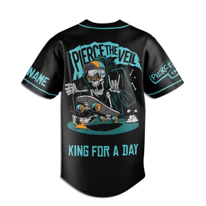 Customizable Pierce The Veil Baseball Jersey - Unique Band Merch For Fans - Image 3
