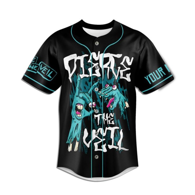 Customizable Pierce The Veil Baseball Jersey - Unique Band Merch For Fans - Image 2