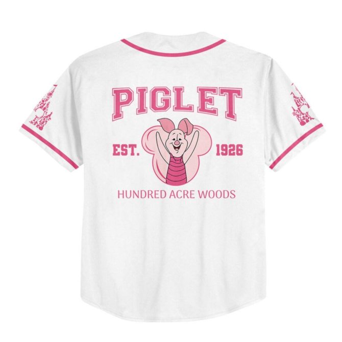 Custom Disney Piglet Baseball Jersey - Personalized Name For Kids/Youth/Adults - Image 4