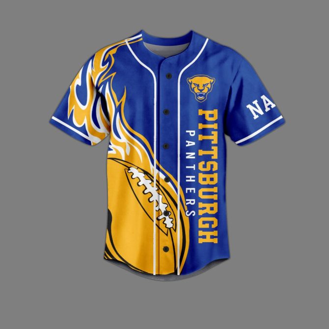 Customizable Pittsburgh Panthers Jersey - Hail To Pitt! Perfect Gift For Fans - Image 2