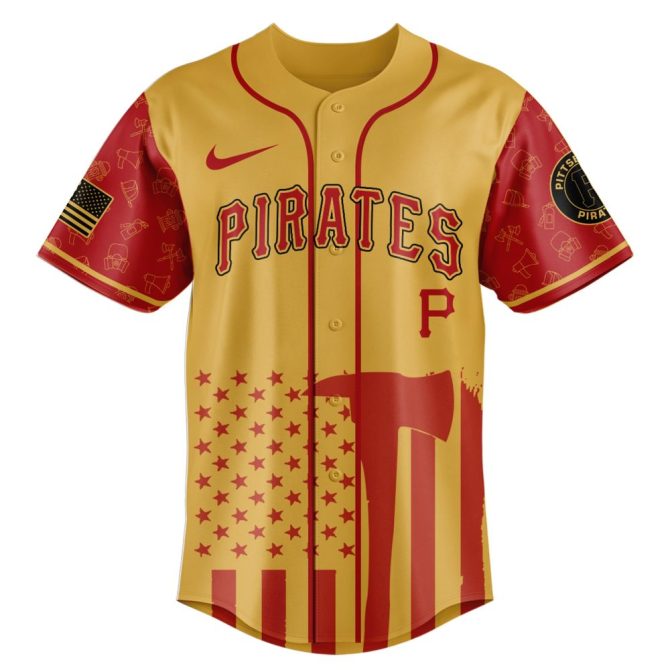 Limited Edition Firefighter Appreciation Night Jersey - Pittsburgh Pirates Special - Image 2