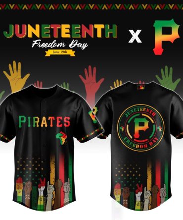 Celebrate Juneteenth In Style: Limited Edition Pirates Jersey - Bold Design, Perfect Fit!