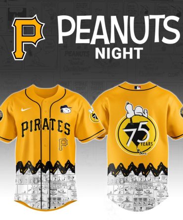 Peanuts Night Pirates Jersey - Limited Edition 75Th Anniversary Snoopy Design