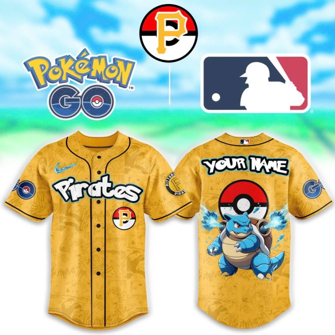 Custom Pokémon Go Baseball Jersey – Personalized Name & Design – Perfect Gift For Fans!