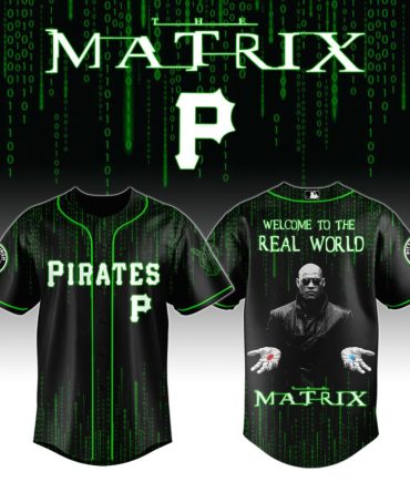Matrix-Inspired Pirates Jersey - Futuristic Style, Bold Design, Perfect Gift!