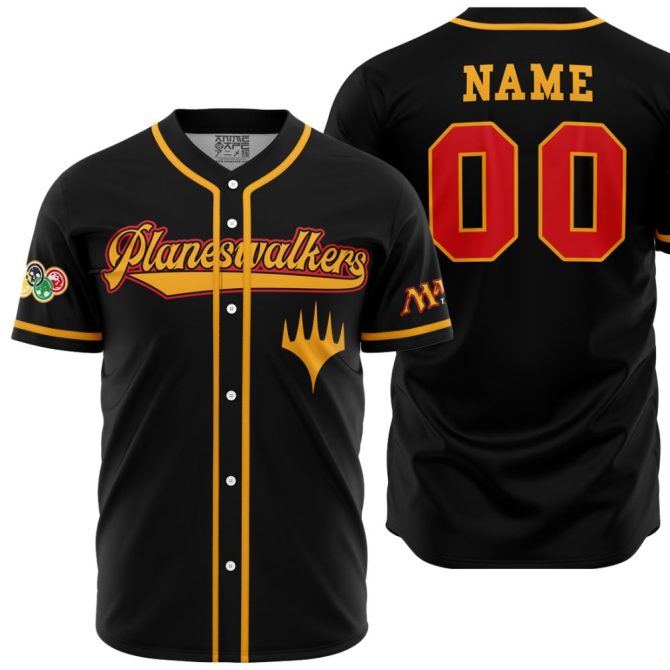 Custom Planeswalkers Baseball Jersey - Personalized Name & Number, Magic Fans' Top Pick!
