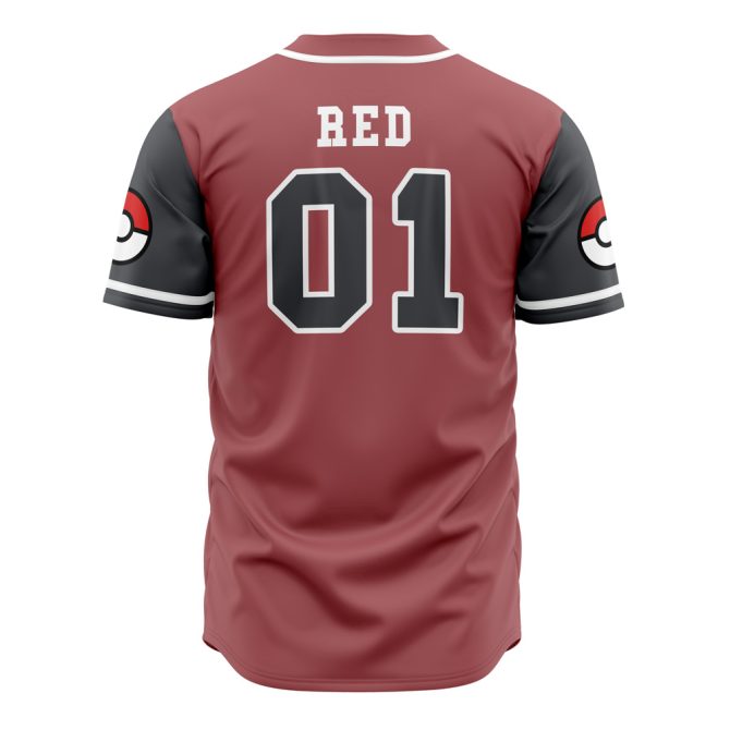 Stylish Pokémon Trainers Baseball Jersey - Unisex , Iconic Pokéball Design , Perfect Gift For Fans - Image 2
