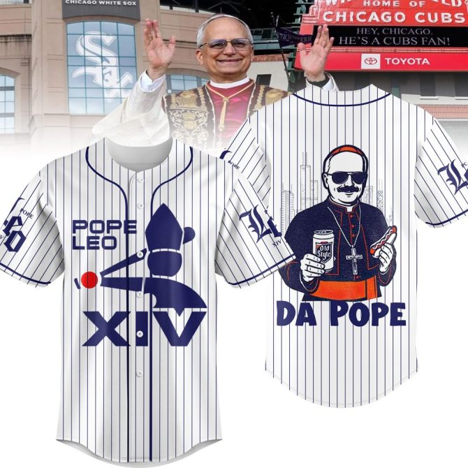 Da Pope Baseball Jersey - Fun Chicago Style Sports Fan Apparel