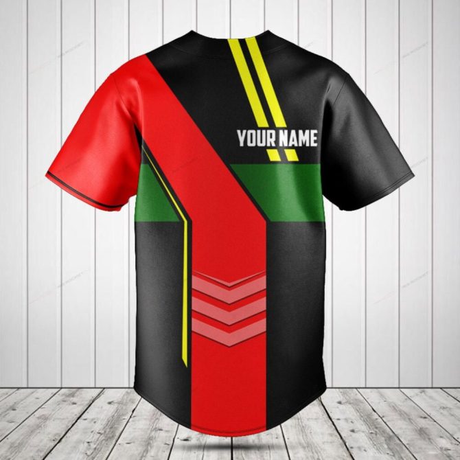 Customizable Portugal Flag Baseball Jersey - Personalized Sportswear Gift - Image 2