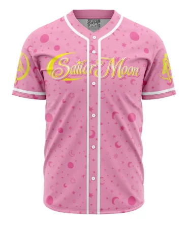 Pink Sailor Moon Baseball Jersey - Anime Fan Essential, Comfortable & Stylish!