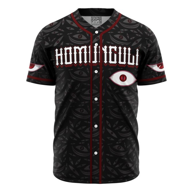 Eye-Catching Homunculi Baseball Jersey – Unique Anime Graphic Tee For Fans