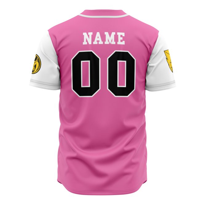 Custom Pink Pterodactyls Baseball Jersey – Personalized Name & Number, Stylish Team Gear - Image 3