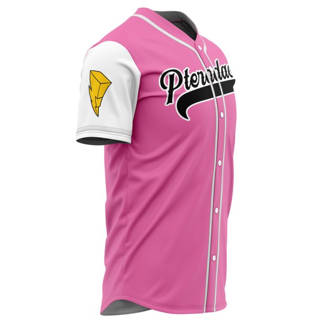 Custom Pink Pterodactyls Baseball Jersey – Personalized Name & Number, Stylish Team Gear - Image 4