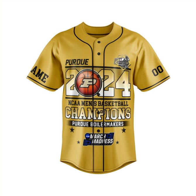 Custom 2024 Purdue Basketball Champs Jersey – Personalize Name & Number! - Image 5