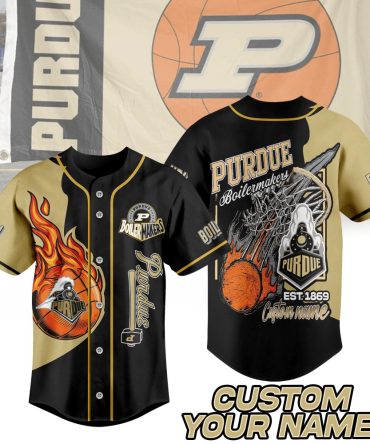 Custom Purdue Boilermakers Jersey – Personalized College Team Shirt With Unique Design