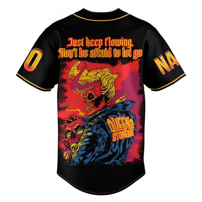Customizable Rock Band Baseball Jersey – Unique Graphic Design & Personalization - Image 3