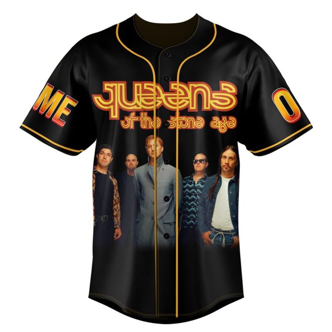 Customizable Rock Band Baseball Jersey – Unique Graphic Design & Personalization - Image 2