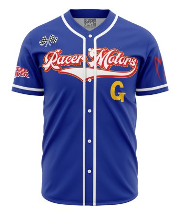 Racer Motors Blue Baseball Jersey - Stylish, Comfortable & Breathable Sportswear For Fans & Athletes