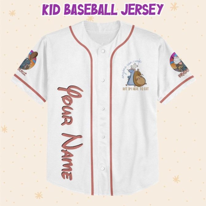 Customizable Baseball Jersey For Kids/Adults - Add Name & Number - Unique Design - Image 3