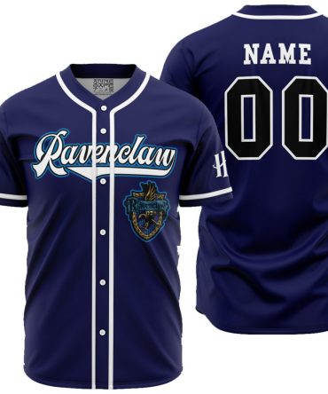 Custom Ravenclaw Baseball Jersey - Personalized Name & Number - Perfect Gift For Fans!
